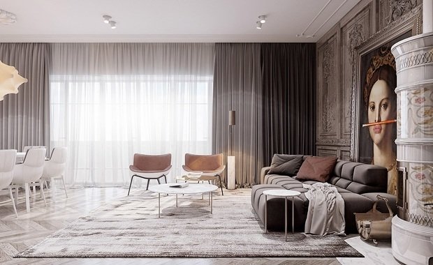 Фото из портфолио Антрацитовое удовольствие – фотографии дизайна интерьеров на INMYROOM