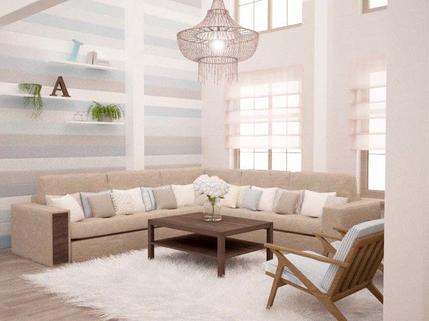 Фотография: Гостиная в стиле Прованс и Кантри, Скандинавский – фото на INMYROOM