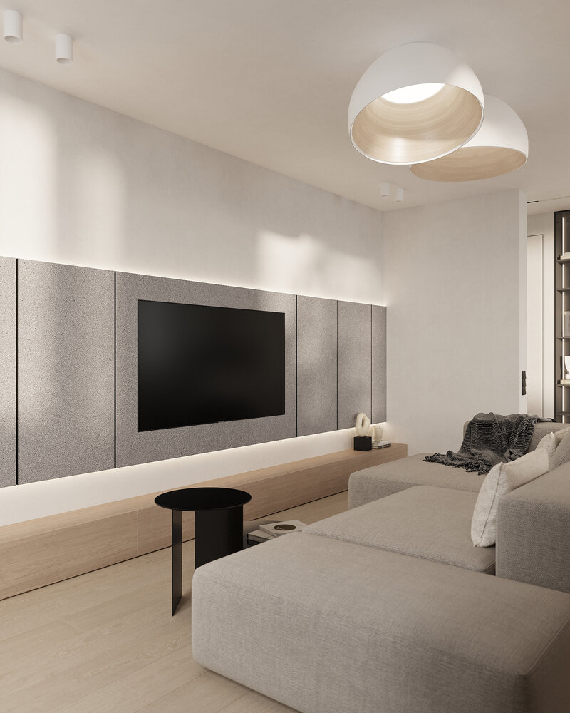 Фотография: Гостиная в стиле Современный, Квартира, Проект недели, Химки, 2 комнаты, 60-90 метров, ADMstudio – фото на INMYROOM Фотография: Гостиная в стиле Современный, Квартира, Проект недели, Химки, 2 комнаты, 60-90 метров, ADMstudio – фото на INMYROOM