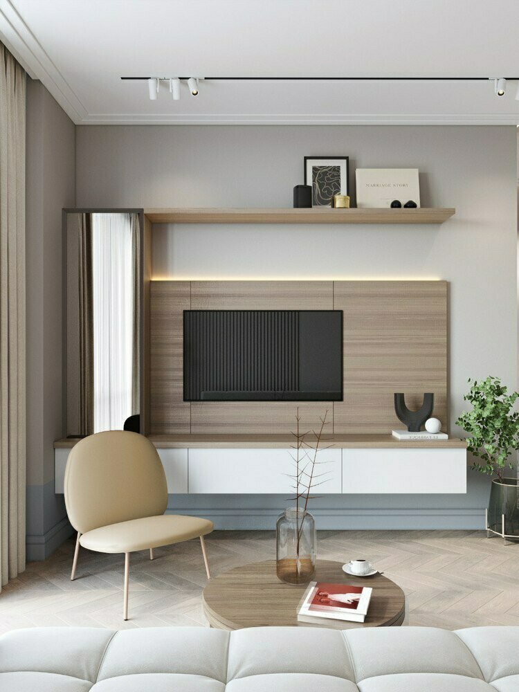 Фотография: Гостиная в стиле Современный, Проект недели, Москва, 3 комнаты, 60-90 метров, Анна Коробко, D.A.interior design, Дмитрий Коробко – фото на INMYROOM Фотография: Гостиная в стиле Современный, Проект недели, Москва, 3 комнаты, 60-90 метров, Анна Коробко, D.A.interior design, Дмитрий Коробко – фото на INMYROOM