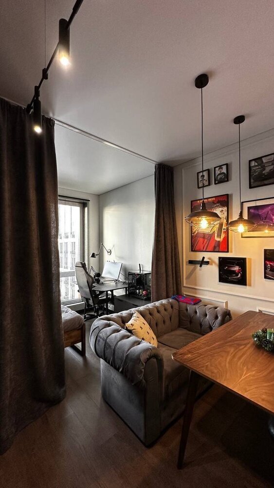 Фотография: в стиле , Интерьер комнат, Интерьерный стиль, Дизайн интерьера, Советы, зонирование в студии, интерьер студии, приемы зонирования, как бюджетно оформить студию, студия в современном стиле, как зонировать квартиру при помощи света, планировка студии, квартира-студия, студийная планировка, как оформить спальное место в студии, зонирование студии, зонирование маленькой комнаты, идеи для студии, дизайн студии, кухня в студии, санузел в студии, студия дизайн, хитрости в дизайне студии, студия 25 кв, Студия для двоих, как зонировать без стен – фото на INMYROOM Фотография: в стиле , Интерьер комнат, Интерьерный стиль, Дизайн интерьера, Советы, зонирование в студии, интерьер студии, приемы зонирования, как бюджетно оформить студию, студия в современном стиле, как зонировать квартиру при помощи света, планировка студии, квартира-студия, студийная планировка, как оформить спальное место в студии, зонирование студии, зонирование маленькой комнаты, идеи для студии, дизайн студии, кухня в студии, санузел в студии, студия дизайн, хитрости в дизайне студии, студия 25 кв, Студия для двоих, как зонировать без стен – фото на INMYROOM