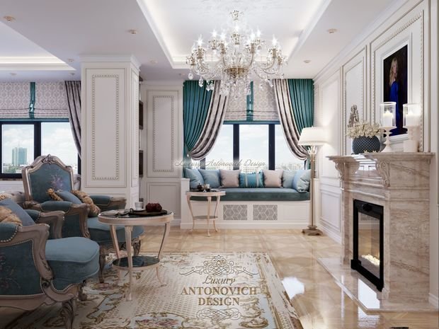 Фото из портфолио Интерьер в стиле парадной неоклассики – фотографии дизайна интерьеров на INMYROOM