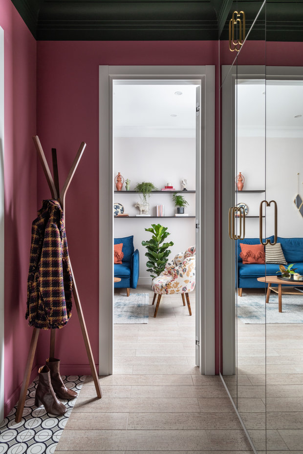 Фотография: Прихожая в стиле Современный, Эклектика, Квартира, Проект недели, Москва, 40-60 метров, Элина Мусина – фото на INMYROOM