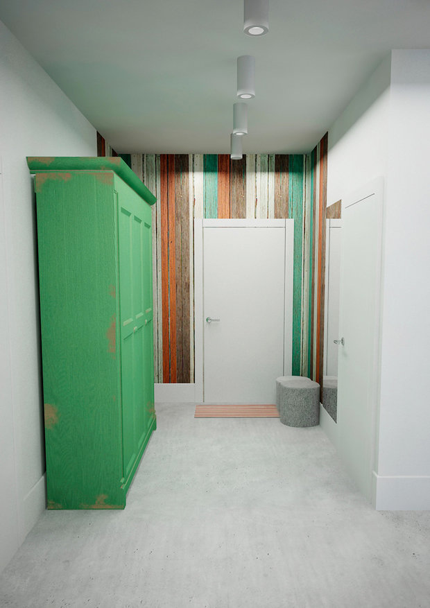 Фотография: Прихожая в стиле Лофт, Скандинавский, Квартира, Дома и квартиры, IKEA, Проект дня – фото на INMYROOM