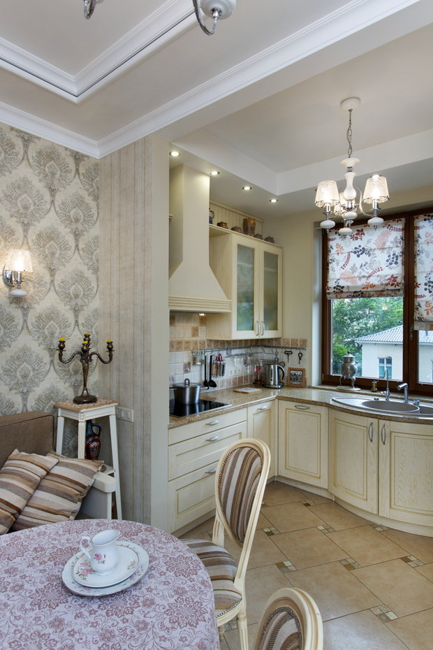 Фотография: Кухня и столовая в стиле Прованс и Кантри, Интерьер комнат, Проект недели – фото на INMYROOM