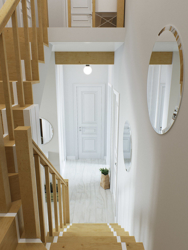 Фотография: Прихожая в стиле Скандинавский, Дом, Проект недели, Дача, Дом и дача, ИКЕА, 4 и больше, Более 90 метров, Маргарита Рассказова – фото на INMYROOM