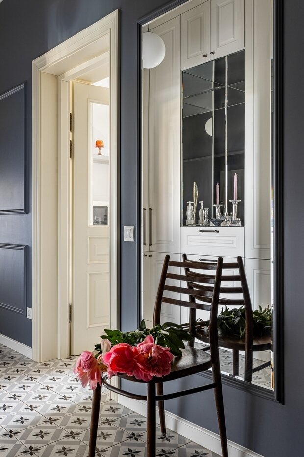 Фотография: Прихожая в стиле Современный, Эклектика, Винтажный, Классический, Квартира, Проект дня, Беларусь, Минск, Сталинка, Кирпичный дом, 2 комнаты, 60-90 метров, Анастасия Венедчук – фото на INMYROOM