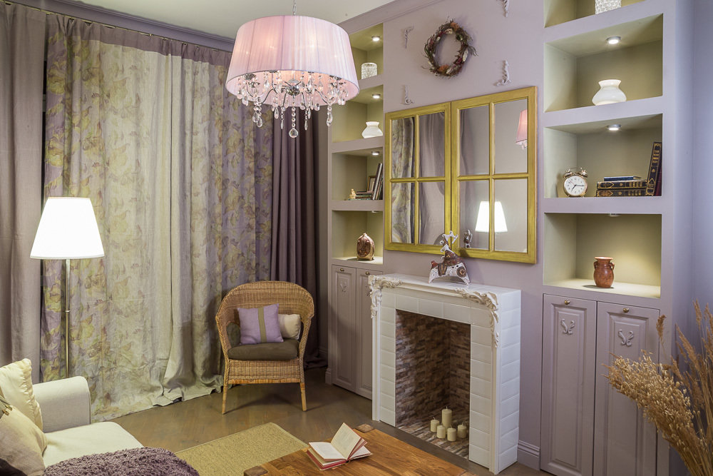 Фотография: Гостиная в стиле Прованс и Кантри, Классический, Эклектика, Квартира, Проект недели – фото на INMYROOM Фотография: Гостиная в стиле Прованс и Кантри, Классический, Эклектика, Квартира, Проект недели – фото на INMYROOM