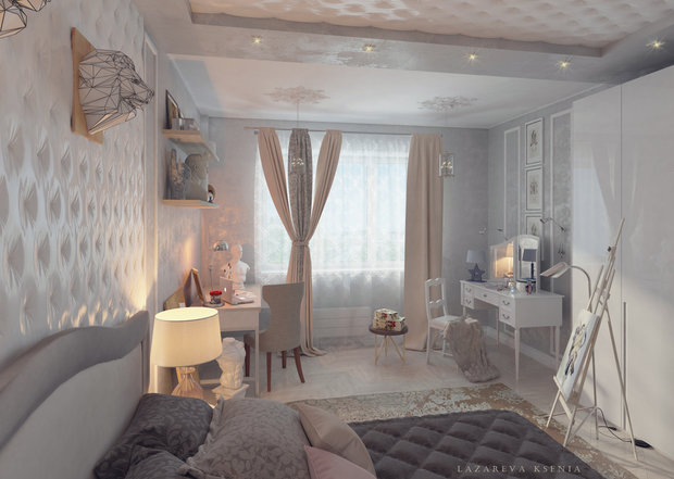 Фото из портфолио Легкий французский фьюжн – фотографии дизайна интерьеров на INMYROOM