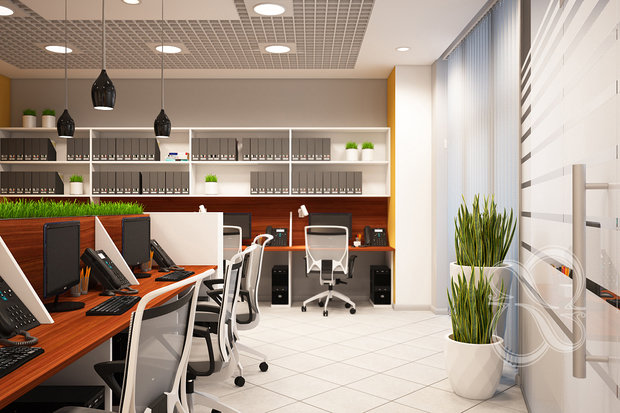 Фото из портфолио Проект: Sunny Office – фотографии дизайна интерьеров на INMYROOM