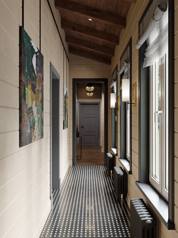 Фотография: Прихожая в стиле Прованс и Кантри, Современный, Дом, Проект недели, Московская область, 4 и больше, Более 90 метров, Aiya Design, ПРЕМИЯ INMYROOM – фото на INMYROOM