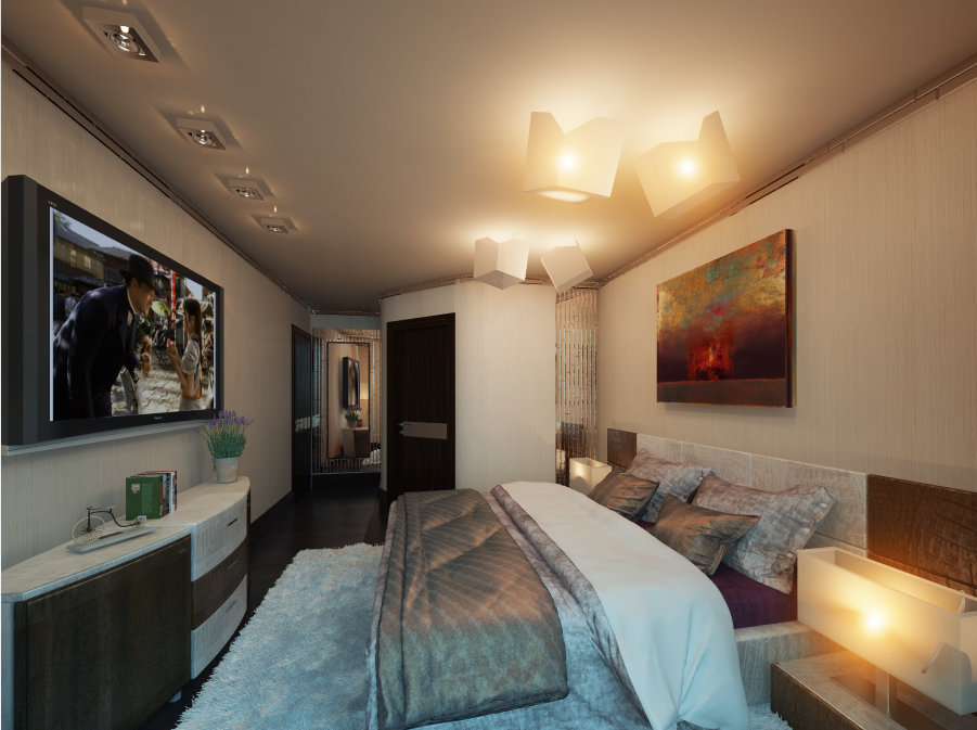 Фото из портфолио дизайн-проект квартиры в стиле хай-тэк – фотографии дизайна интерьеров на INMYROOM Фото из портфолио дизайн-проект квартиры в стиле хай-тэк – фотографии дизайна интерьеров на INMYROOM