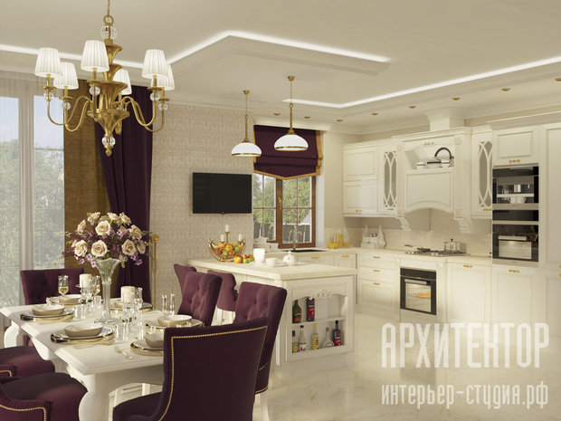 Фото из портфолио Загородный дом, 250 м2 – фотографии дизайна интерьеров на INMYROOM