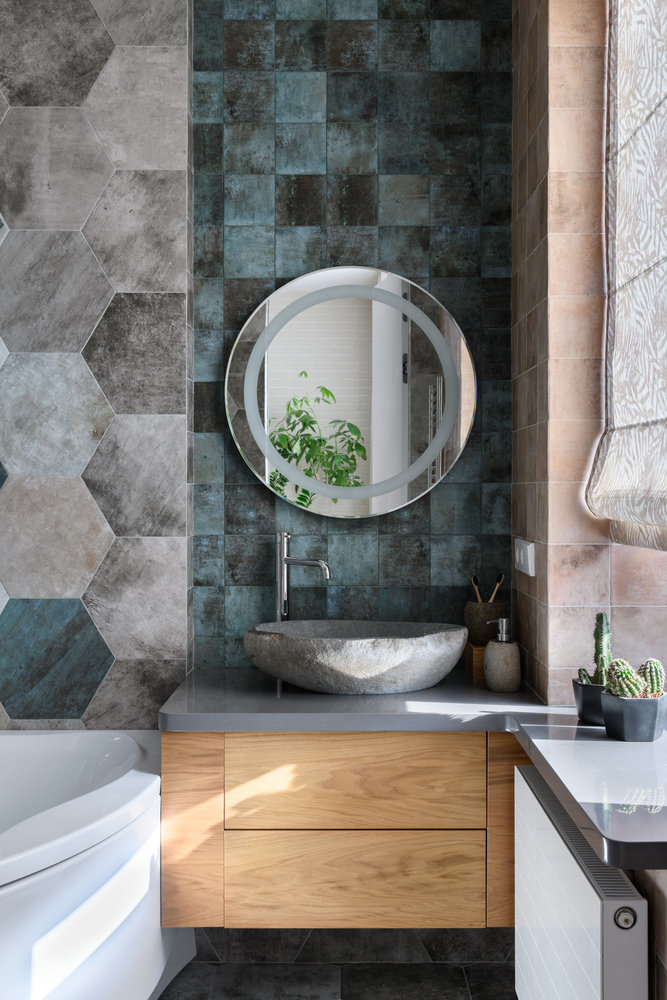 Фотография: Ванная в стиле Современный, Квартира, Проект недели, Новосибирск, 4 и больше, Более 90 метров, Dizart – фото на INMYROOM Фотография: Ванная в стиле Современный, Квартира, Проект недели, Новосибирск, 4 и больше, Более 90 метров, Dizart – фото на INMYROOM