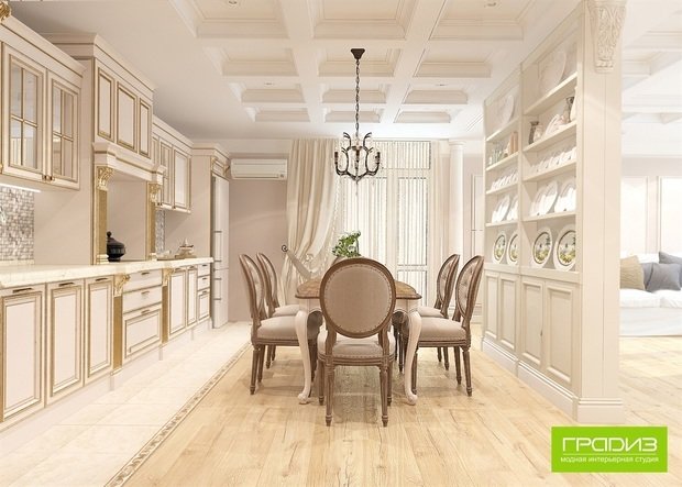 Фото из портфолио Уютная классика – фотографии дизайна интерьеров на INMYROOM