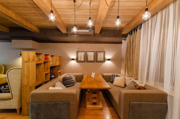 Фото из портфолио Ресторан «CHALET» в стиле шале – фотографии дизайна интерьеров на INMYROOM