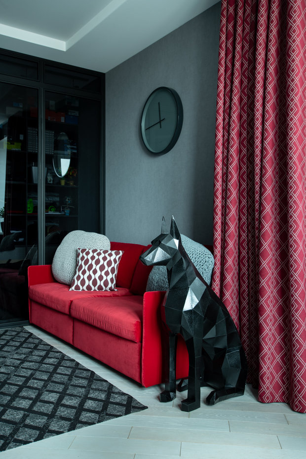 Фотография: Кабинет в стиле Современный, Квартира, Проект недели, Реутов, 4 и больше, Более 90 метров, Марина Курганова – фото на INMYROOM