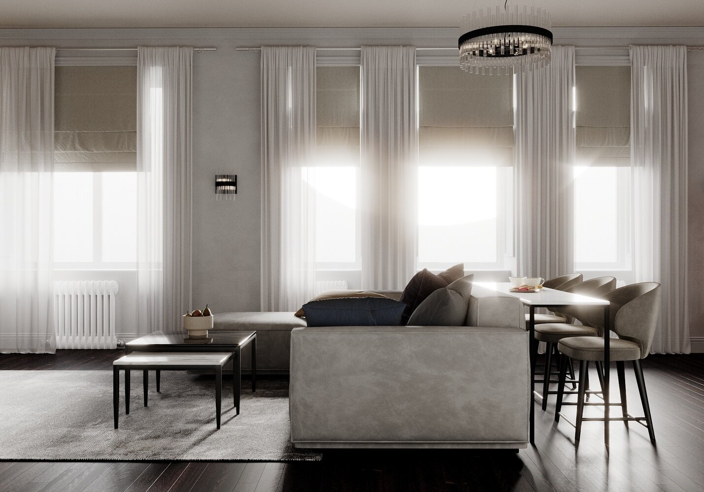 Фото из портфолио Москва, ул.Малая Бронная – фотографии дизайна интерьеров на INMYROOM Фото из портфолио Москва, ул.Малая Бронная – фотографии дизайна интерьеров на INMYROOM