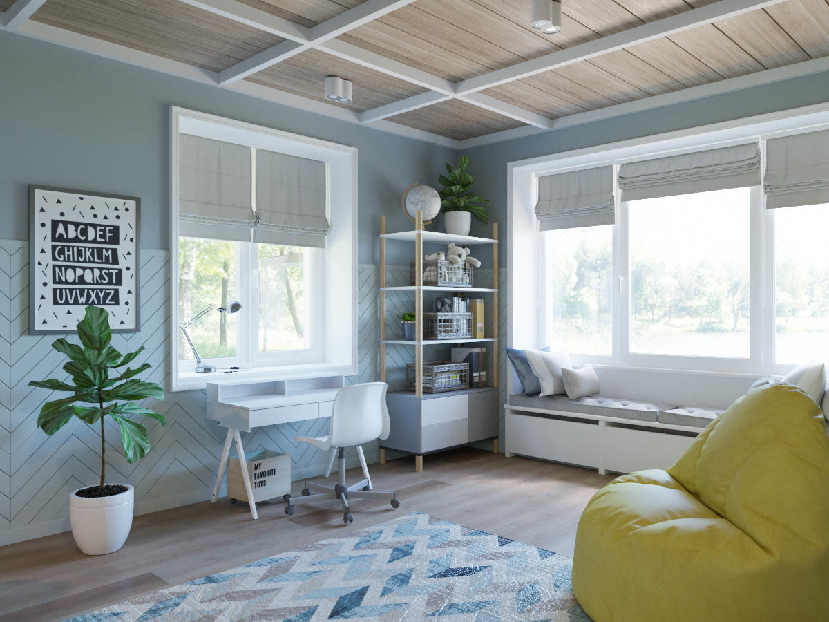 Фотография: Детская в стиле Скандинавский, Прованс и Кантри, Современный, Дом, Проект недели, Дом и дача, Истринский район, Студия Волковых, 4 и больше, Более 90 метров – фото на INMYROOM Фотография: Детская в стиле Скандинавский, Прованс и Кантри, Современный, Дом, Проект недели, Дом и дача, Истринский район, Студия Волковых, 4 и больше, Более 90 метров – фото на INMYROOM