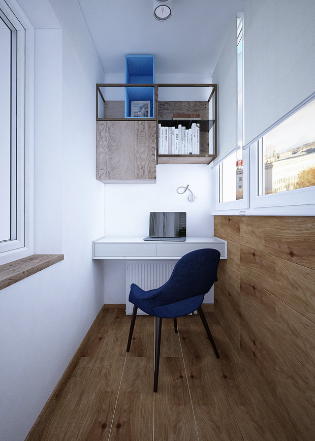 Фото из портфолио With blue accents – фотографии дизайна интерьеров на INMYROOM