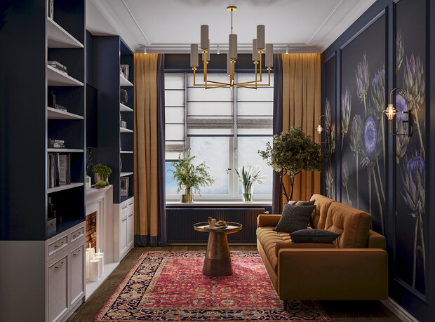 Фото из портфолио «Проект "Bernhardt". Ар-нуво: версия 2026» – фотографии дизайна интерьеров на INMYROOM