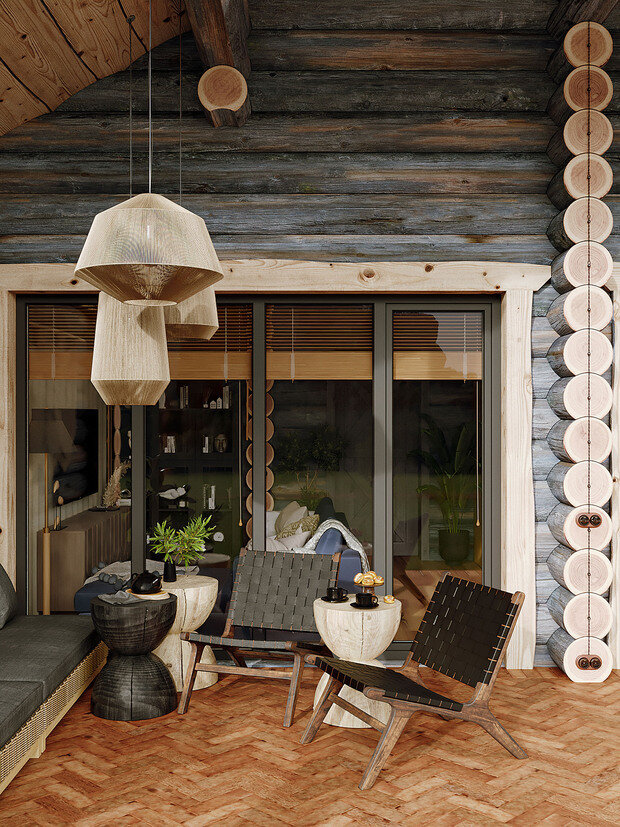 Фотография: Терраса в стиле Современный, Эклектика, Прованс и Кантри, Дом, Проект дня, Дом и дача, Юлия Чернова, 3 комнаты, Более 90 метров, Астрахань – фото на INMYROOM