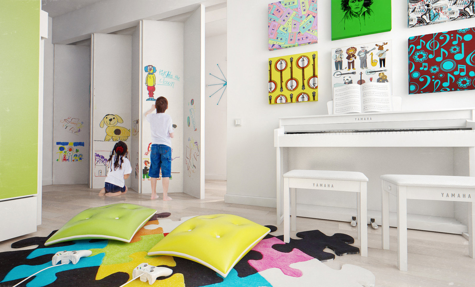 Фотография: Детская в стиле Современный, Декор интерьера, Квартира, Normann Copenhagen, Дома и квартиры, IKEA, Проект недели, Ligne Roset, B&B Italia, Качели, Сталинка – фото на INMYROOM Фотография: Детская в стиле Современный, Декор интерьера, Квартира, Normann Copenhagen, Дома и квартиры, IKEA, Проект недели, Ligne Roset, B&B Italia, Качели, Сталинка – фото на INMYROOM