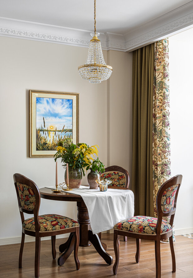 Фотография: Кухня и столовая в стиле Классический, Современный, Эклектика, Квартира, Проект недели, Новая Москва, Монолитный дом, 2 комнаты, 60-90 метров, Наталья Широкорад, Винтажный – фото на INMYROOM