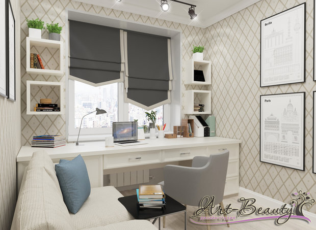 Фото из портфолио Сдержанность в серых тонах – фотографии дизайна интерьеров на INMYROOM