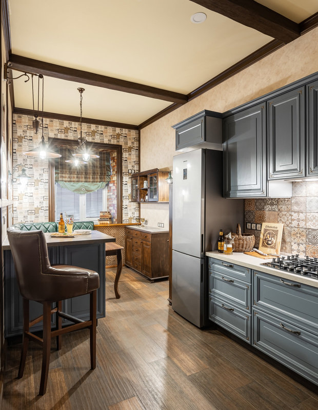 Фото из портфолио Кухня в стиле английского паба – фотографии дизайна интерьеров на INMYROOM