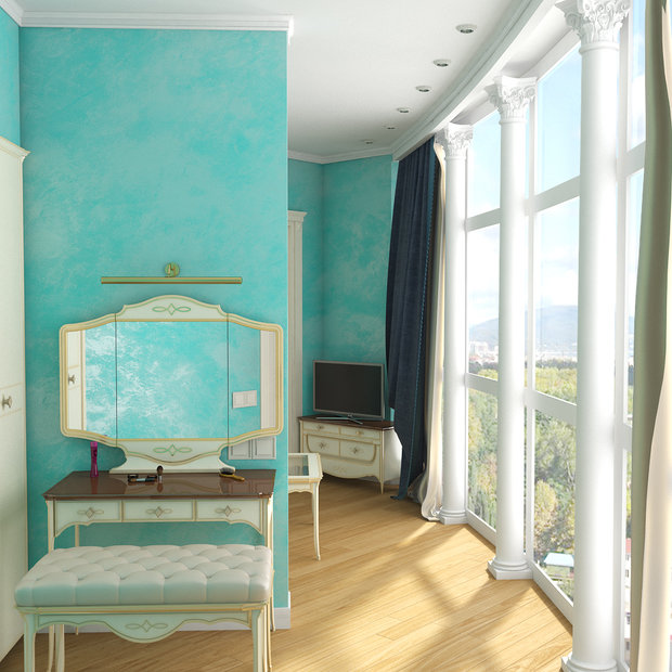 Фото из портфолио 4 -я квартира г.Адлер – фотографии дизайна интерьеров на INMYROOM