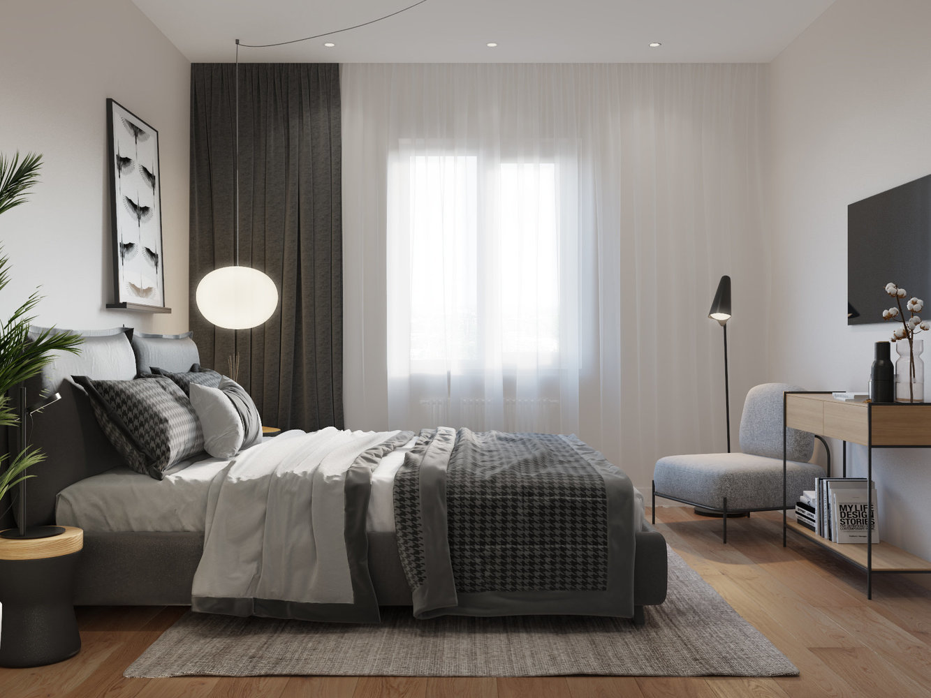 Фотография: Спальня в стиле Современный, Проект недели – фото на INMYROOM