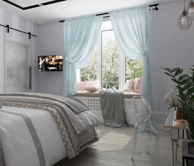 Фото из портфолио Спальня "Le vol de l'air" – фотографии дизайна интерьеров на INMYROOM