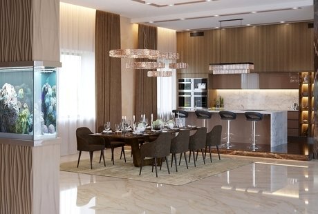Загородный дом 1200 кв.м. с ониксом