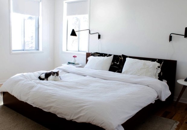 Фотография: Спальня в стиле Современный, DIY, Дом, Дома и квартиры, Камин – фото на INMYROOM