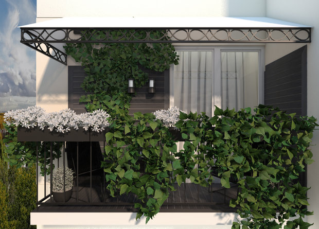 Фото из портфолио Серебристый минимал в пентхаусе – фотографии дизайна интерьеров на INMYROOM