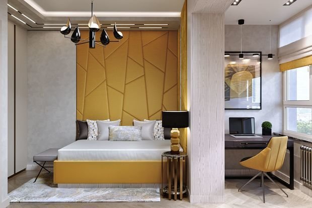 Фото из портфолио Квартира 118,2 м² в ЖК Тимирязевский: компромисс мужского и женского: баланс резких форм и мягких линий – фотографии дизайна интерьеров на INMYROOM