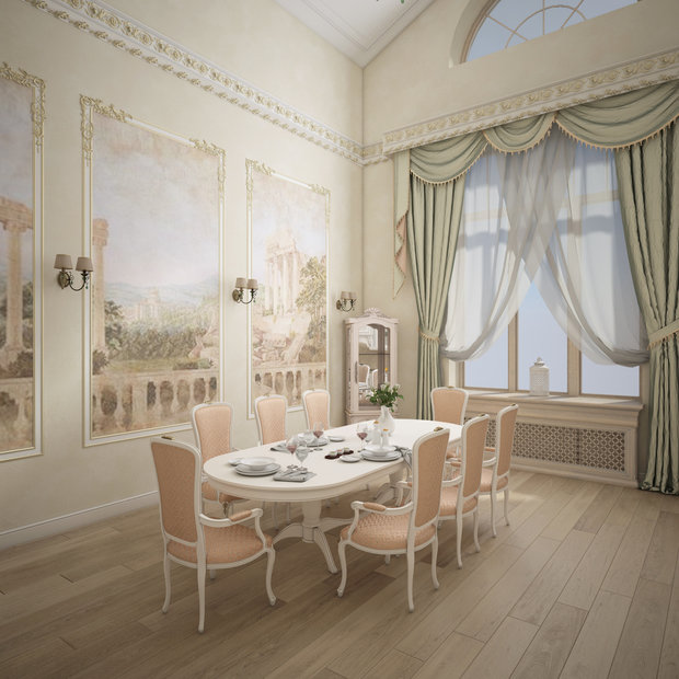Фото из портфолио Классический дом в ЛО – фотографии дизайна интерьеров на INMYROOM