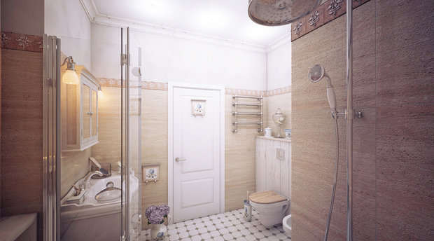 Фото из портфолио Дизайн интерьера трехкомнатной квартиры по ул. Тухачевского – фотографии дизайна интерьеров на INMYROOM