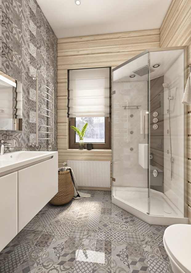 Фото из портфолио Дом в Тверской области – фотографии дизайна интерьеров на INMYROOM