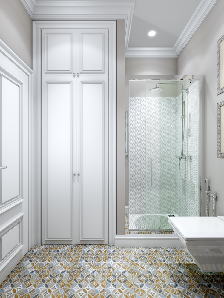 Фотография: Ванная в стиле Классический, Квартира, Проект недели, Санкт-Петербург, 3 комнаты, Более 90 метров, Монолитно-кирпичный, Студия элитного жилья Александра Акименкова – фото на INMYROOM Фотография: Ванная в стиле Классический, Квартира, Проект недели, Санкт-Петербург, 3 комнаты, Более 90 метров, Монолитно-кирпичный, Студия элитного жилья Александра Акименкова – фото на INMYROOM