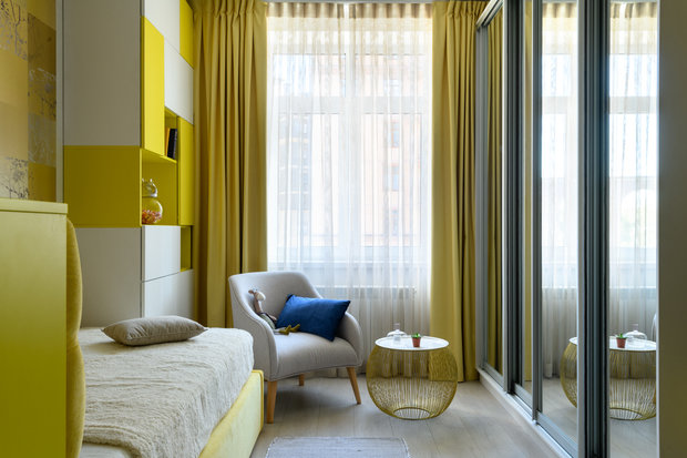 Фотография: Детская в стиле Современный, Квартира, Проект недели, Химки, ЖК «Город Набережных», 2 комнаты, 40-60 метров, Анна Елина – фото на INMYROOM