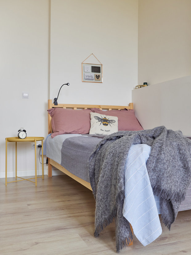 Фотография: Спальня в стиле Скандинавский, Минимализм, #каксэкономить – фото на INMYROOM