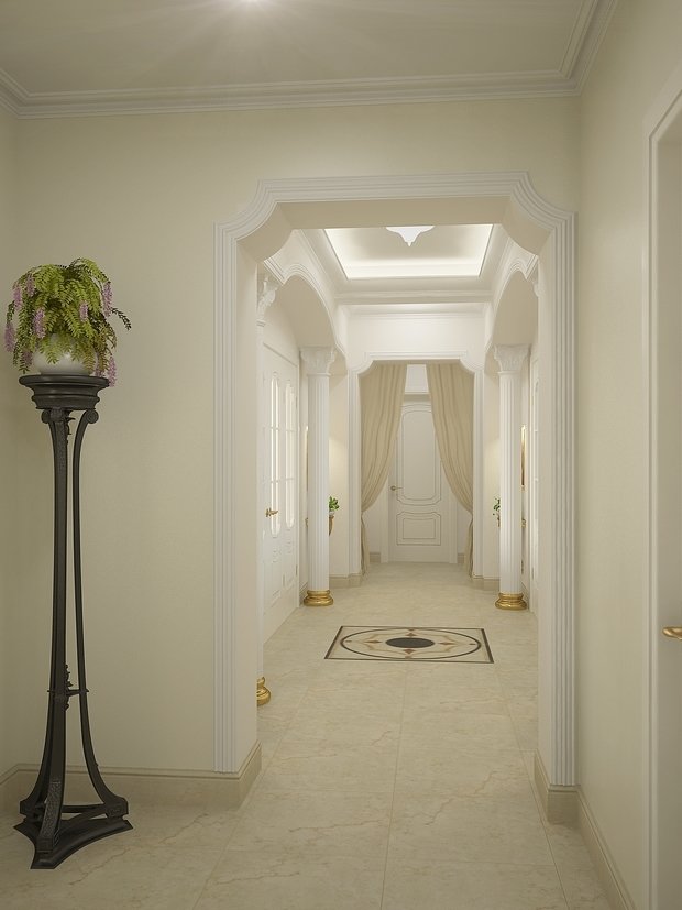 Фото из портфолио классический коридор прихожая – фотографии дизайна интерьеров на INMYROOM