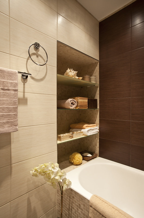 Фотография: Ванная в стиле Современный, Восточный, Квартира, Дома и квартиры – фото на INMYROOM Фотография: Ванная в стиле Современный, Восточный, Квартира, Дома и квартиры – фото на INMYROOM