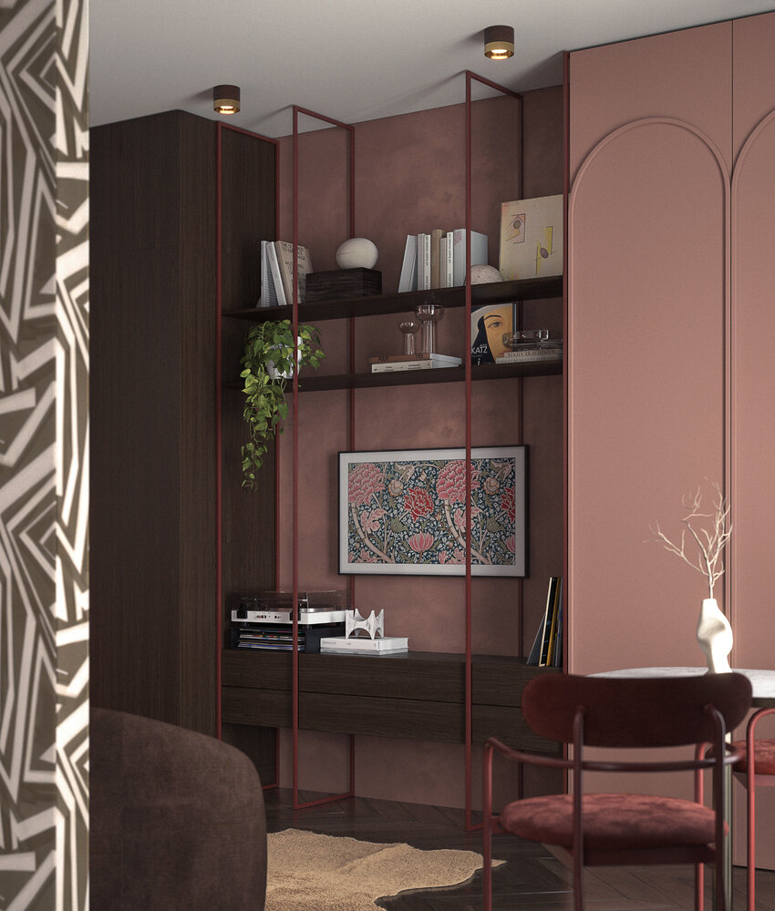 Фотография: Гостиная в стиле Современный, Эклектика, Малогабаритная квартира, Квартира, Проект недели, Москва, Монолитный дом, 1 комната, до 40 метров, terracotta.buro, Илона Рафикова – фото на INMYROOM Фотография: Гостиная в стиле Современный, Эклектика, Малогабаритная квартира, Квартира, Проект недели, Москва, Монолитный дом, 1 комната, до 40 метров, terracotta.buro, Илона Рафикова – фото на INMYROOM