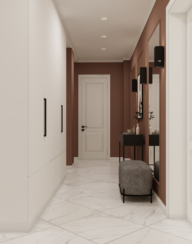 Фотография: Прихожая в стиле Современный, Квартира, Проект недели, Екатеринбург, 2 комнаты, 60-90 метров, Екатерина Третьякова – фото на INMYROOM