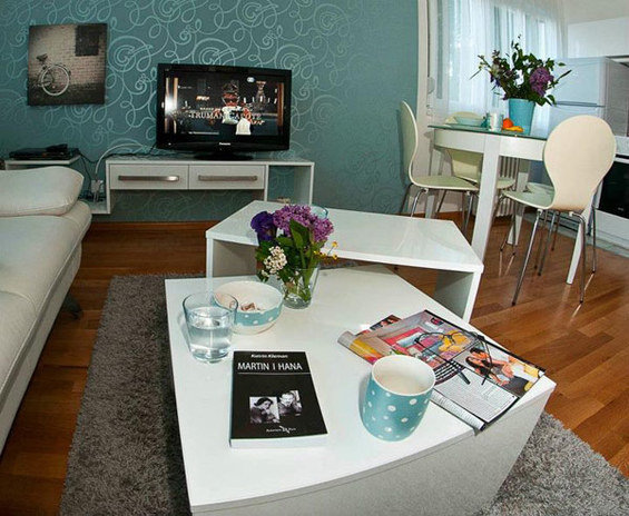 Фотография: Гостиная в стиле Современный, Скандинавский, DIY, Малогабаритная квартира, Квартира, Дома и квартиры – фото на INMYROOM