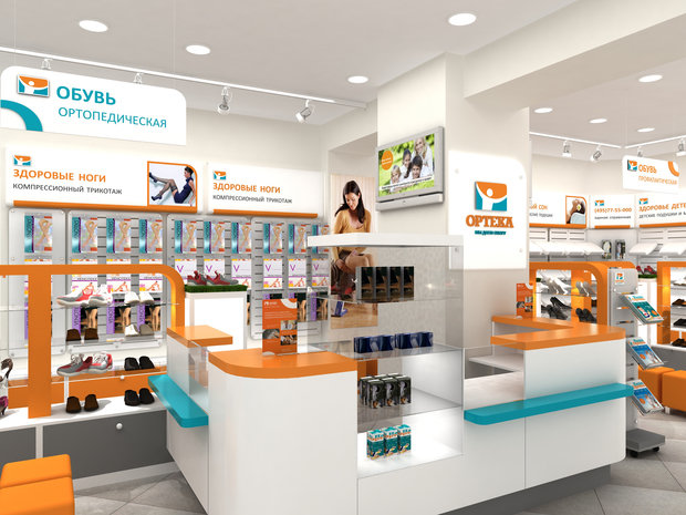Фото из портфолио Retail chain orthopedic salons Orteca – фотографии дизайна интерьеров на INMYROOM
