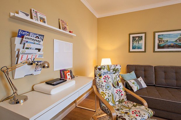 Фотография: Гостиная в стиле Скандинавский, Квартира, Дома и квартиры – фото на INMYROOM